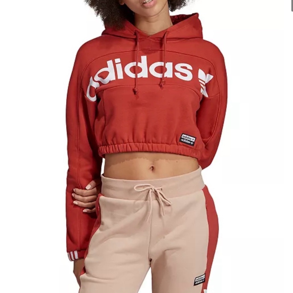 Adidas Cropped Hoodie